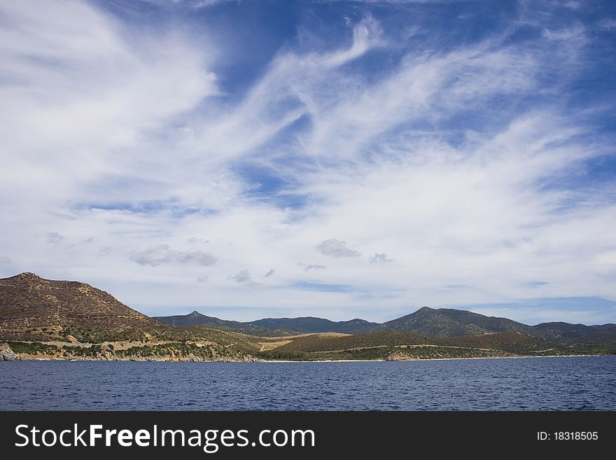 Landscape of Sardinia coastline. Italy. Landscape of Sardinia coastline. Italy.