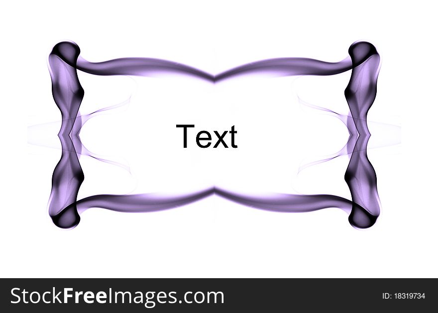 Abstract   frame with space for text on white  background. Abstract   frame with space for text on white  background