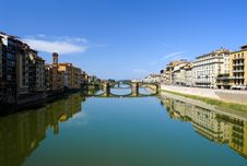 Arno River In Florence. Royalty Free Stock Photography Arno River In Florence. Royalty Free Stock Photography