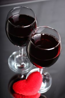 Wine With Heart Stock Images Wine With Heart Stock Images