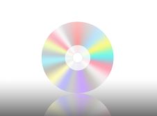 Single Disc Cd Dvd Isolated Stock Image Single Disc Cd Dvd Isolated Stock Image
