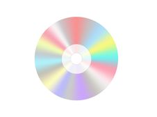 Single Disc Cd Dvd Isolated Stock Images