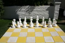 White Chess Pieces Royalty Free Stock Photography White Chess Pieces Royalty Free Stock Photography