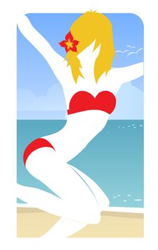 Free Bikini Babe Stock Photography - 18325092