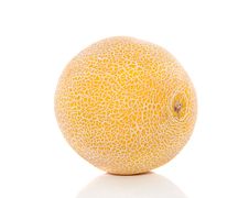 A Yellow Fresh Melon Royalty Free Stock Photos A Yellow Fresh Melon Royalty Free Stock Photos