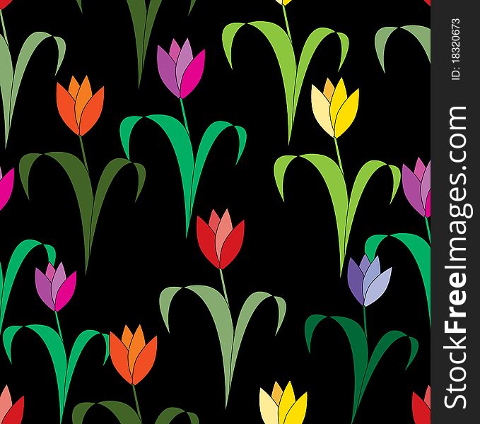 Beautiful seamless pattern with colors it is possible to fill any any contour. Beautiful seamless pattern with colors it is possible to fill any any contour