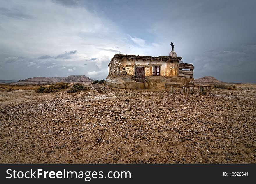 Shepherd Hut At Desert