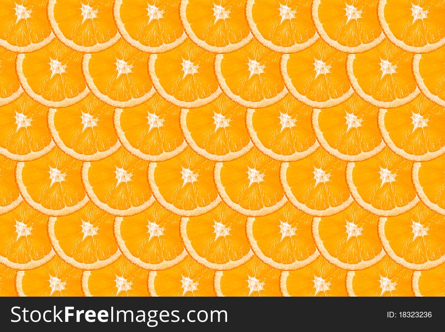 Orange Slice Background or Wallpaper