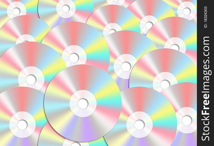 Cd Or DVD Romes For Background