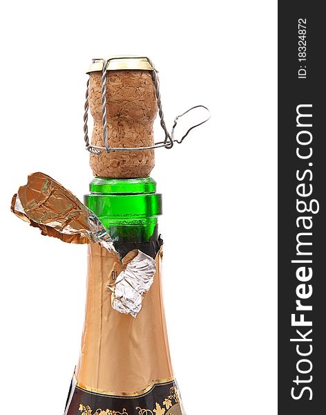 Detail Of Champagne Bottle