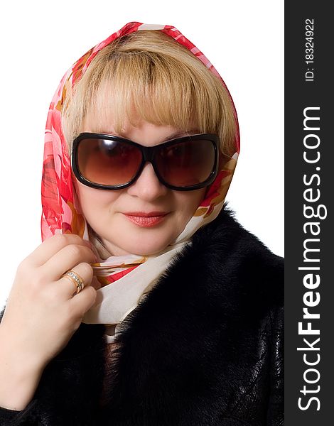 Attactive Matture Woman In Sunglasses