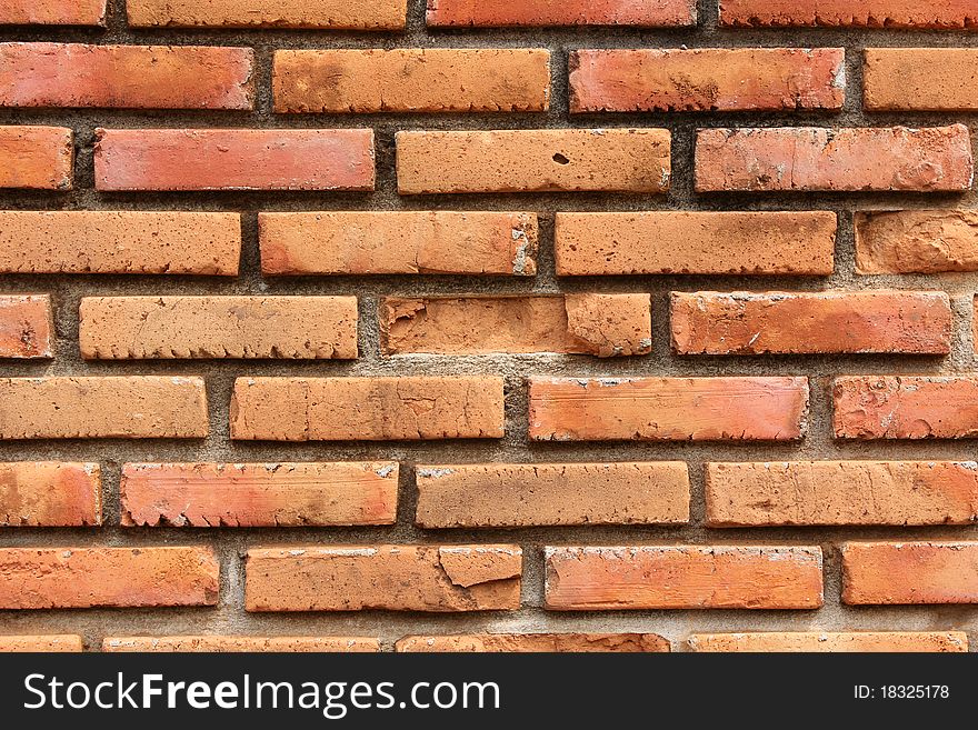 Abstract background with old brick wall.