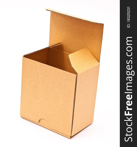 Empty Open Cardboard Box