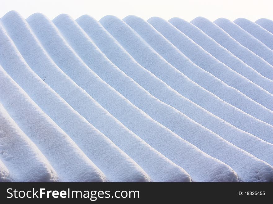 Stripe Of Snow Pattern