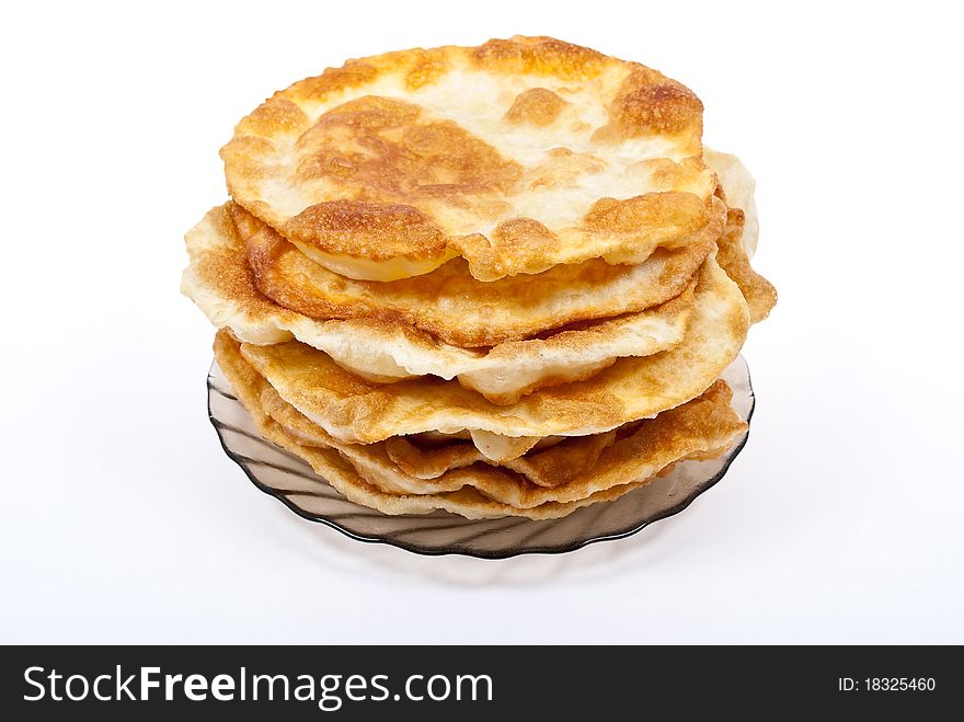 Stack Of Pancakes On The Plate