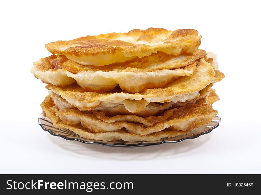 Stack Of Pancakes On The Plate