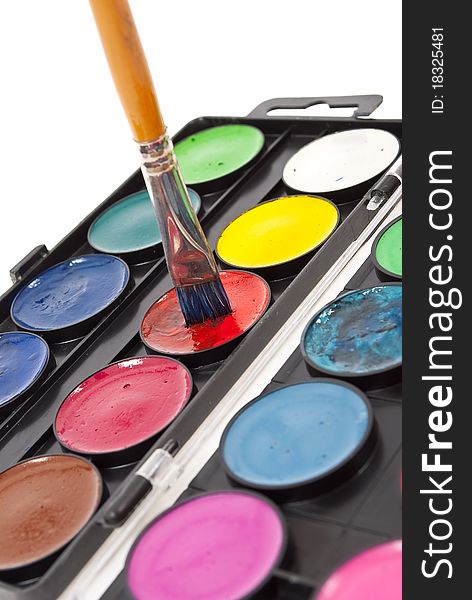 Watercolor Paints Set With Brush