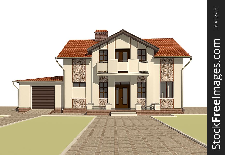 3D Sketch Of The House