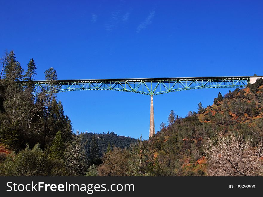 Auburn Bridge Foresthill California Highest
