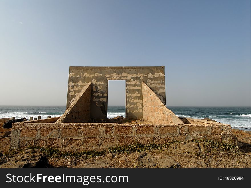 Construction incomplete in Ngor Island,
Senegal