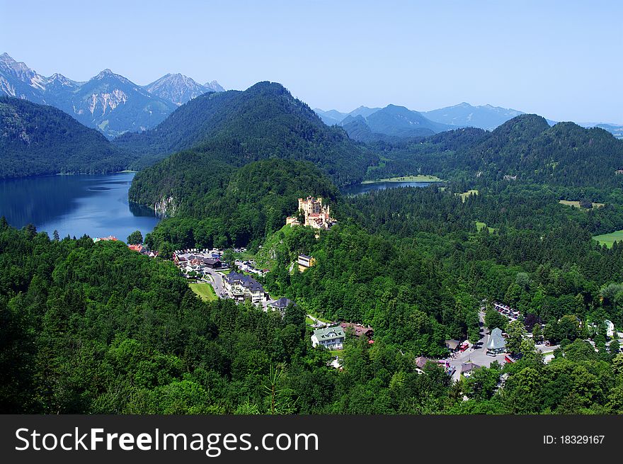 Castle in Bavarian Alps