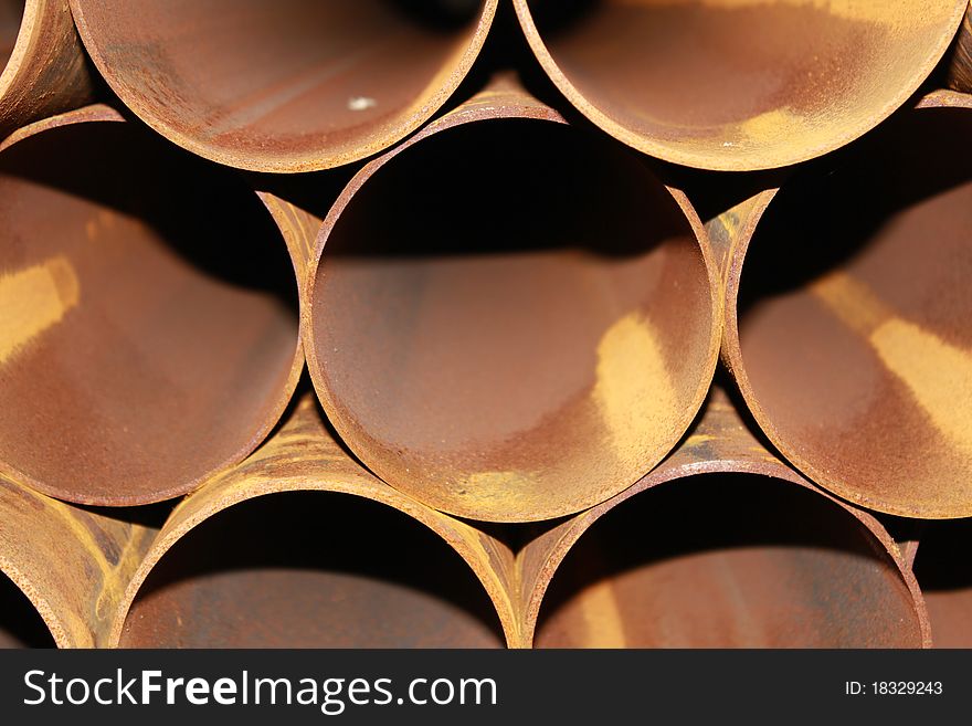 Some rust pipes as a texture. Some rust pipes as a texture