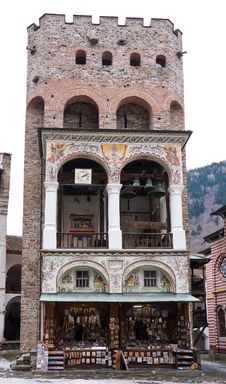 Tower In Rila Monastery, Bulgaria Royalty Free Stock Photo Tower In Rila Monastery, Bulgaria Royalty Free Stock Photo