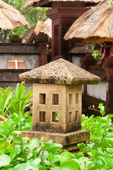 Stone Lamp Royalty Free Stock Photo Stone Lamp Royalty Free Stock Photo