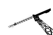 Under Construction, Cranes Royalty Free Stock Photography Under Construction, Cranes Royalty Free Stock Photography