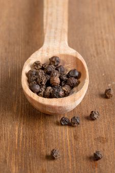 Spoon Of Pepper Royalty Free Stock Photo Spoon Of Pepper Royalty Free Stock Photo