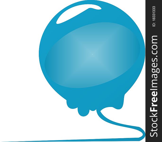Company logo based on a balloon. Company logo based on a balloon