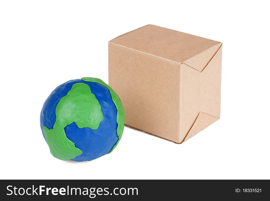 Box And Plasticine Globe