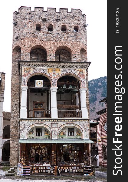 Tower in Rila Monastery, Bulgaria