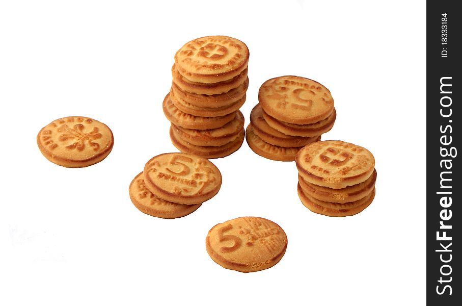 Cookies in the shape of coins