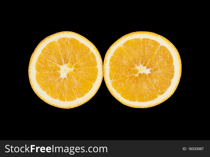 Black background orange