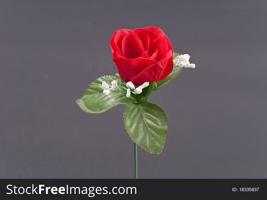 Fake Imitiation Red Rose