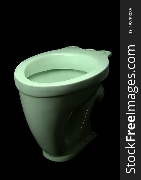The Light Green Toilet Bowl