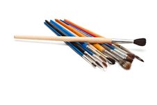 Paint Brushes. Royalty Free Stock Photography