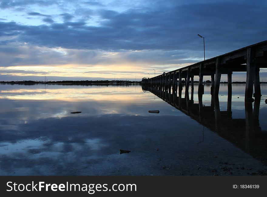The old jetty at Port Broughton, Yorke Peninsular, South Australia