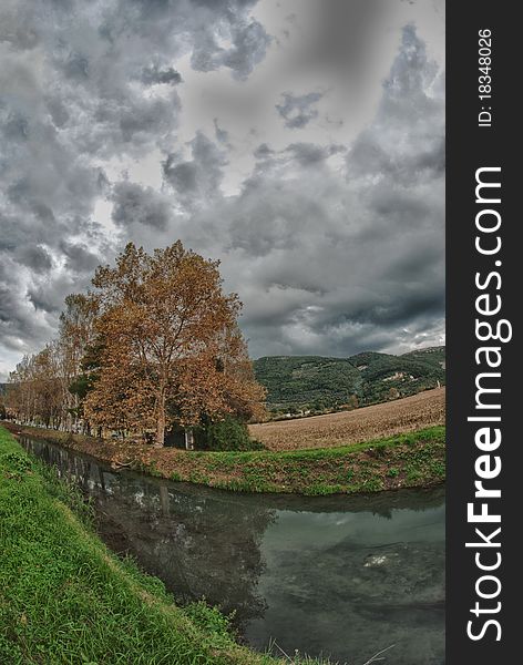 Autumn In Tuscan Countryside