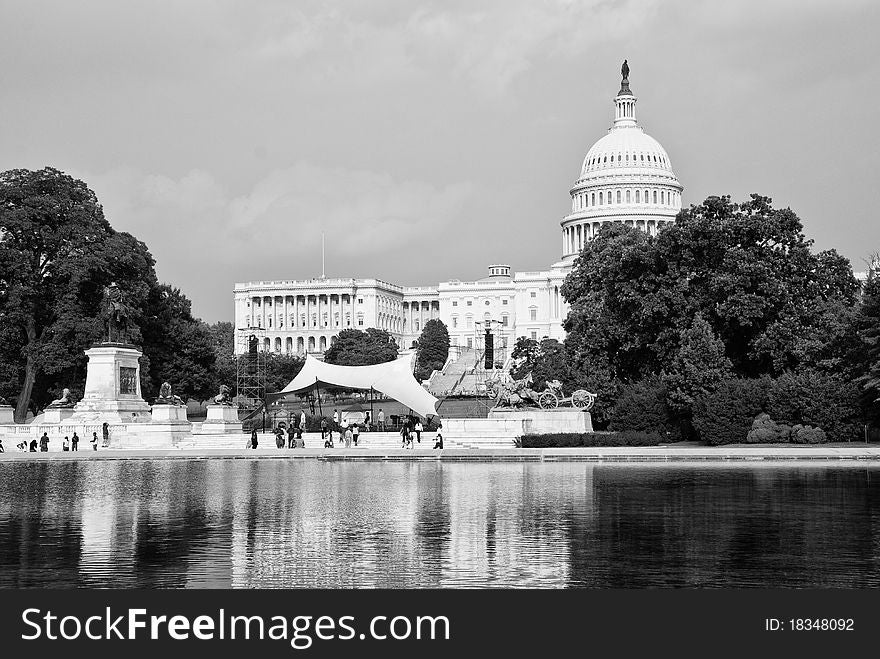 Park near the Capitol in Washington, DC. Park near the Capitol in Washington, DC