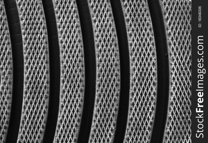 Background image of textured black shoe sole