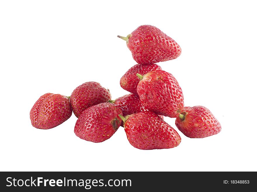 Strawberry isolated on white background