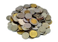 Coins Of Thailand Royalty Free Stock Image