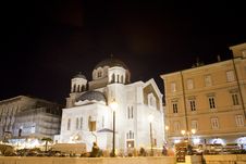 Temple Of The Holy Trinity And St Spirid, Trieste Royalty Free Stock Image Temple Of The Holy Trinity And St Spirid, Trieste Royalty Free Stock Image