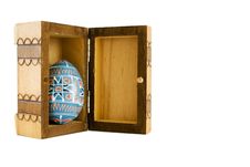 Easter Egg In Box Stock Photo Easter Egg In Box Stock Photo