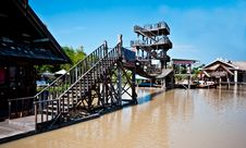 The Floating Market Royalty Free Stock Photos The Floating Market Royalty Free Stock Photos