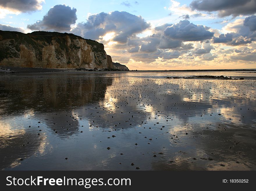 Coast in Normandy