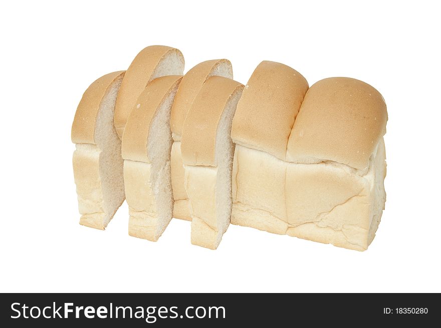 Bread On White Background