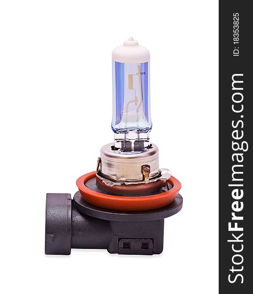 Car Halogen Bulb Isolated